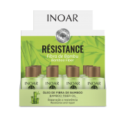 Inoar Resistance Fibra de Bambu Oil Stiprinantis ir žvilgesio suteikiantis aliejus 12x7ml